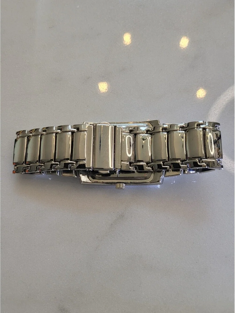 Men's Quartz Tank Watch Working New Battery Automobilia 35mm Auto Meter Working